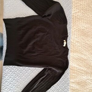 Ann Taylor Black Crew Neck Sweater